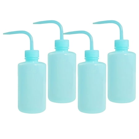 

4pcs Rinse Bottle Multipurpose Squirt Bottle for Eyelash Extensions Salad Jam Storage 250ml