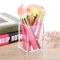 thumbnail image 3 of Porta brochas de acrílico para cosméticos, dise?o simple, organizador de brochas de maquillaje transparente portátil grueso, brocha de maquillaje para guardar lápiz de u?as Ecomeon no, 3 of 6