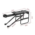 thumbnail image 5 of Aluminum Alloy Bike Cargo Rack With Foldable Wide Wings Quick Release Rear Bike Rack, 5 of 5