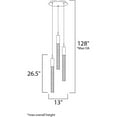 thumbnail image 4 of E22873-91PC ET2 Lighting Big Fizz-24W 3 LED Pendant-13 Inches wide by 26.5 inches high, 4 of 5