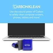 ScreenKlean Tablet Screen Cleaner - Reusable & Portable Streak-Free Touchscreen Cleaner - Carbon Microfiber Technology for iPad, Android, Amazon Tablets & Devices - Injected White - 1 Count