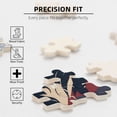 thumbnail image 5 of Rateoe Patriotic Bulldog Art Pattern Wooden Picture Puzzle ,1000 Piece Jigsaw Puzzle ,Family Fun Puzzle, Home Décor Puzzle, Gift Puzzle(Vertical style), 5 of 9