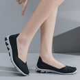 thumbnail image 5 of IUJSOY Women's Flats Slip on Braided Mesh Ballet Flats Comfortable Non-Slip Walking Shoes, 5 of 7