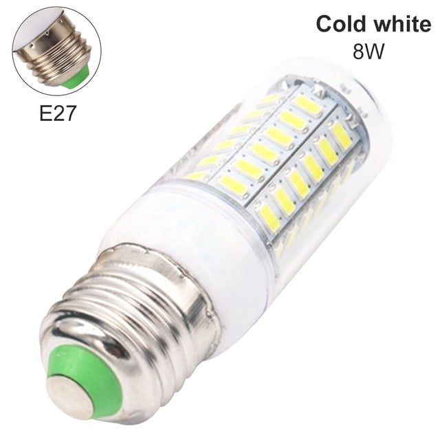 Bombilla de luz LED de maíz, cubierta transparente portátil, iluminación, lámpara de noche, decoración del hogar, E27 8W Methold HA002054-10B