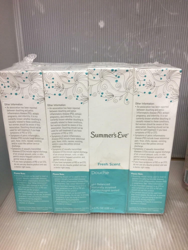 (Pack of 8 Bottles) Summer's Eve Fresh Scent Douche Vinegar & Water