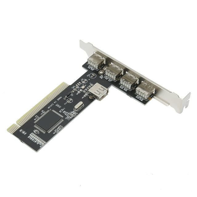 PCI A USB2.0 HUB, Accesorios de PC Universal Port Convertidor de Alta Velocidad 4 Puerto USB2.0 HUB Rendimiento Confiable para PC Para Computadora