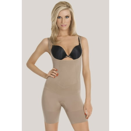 

Julie France Women Nude Firm Control Lift Support Frontless Boxer Body Shaper L