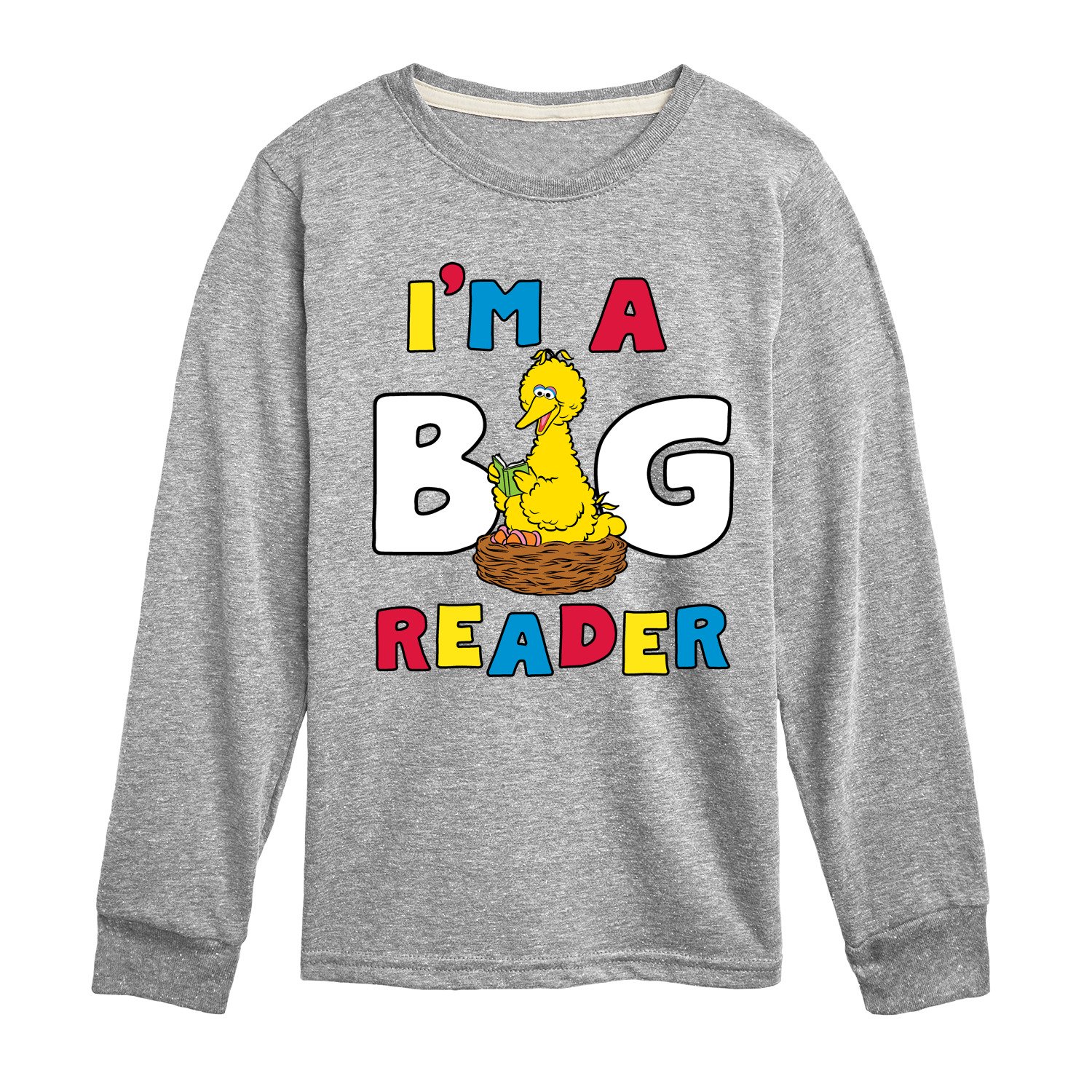 Sesame Street - Big Reader - Toddler and Youth Long Sleeve T-Shirt