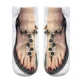 thumbnail image 2 of Socks 3D Pattern Sandals Print Socks Running Socks Women Personality Low Ankle Sports Socks, 2 of 3
