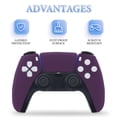 thumbnail image 4 of Dark Purple PS5/PS5 Pro/PS5 Slim Digital Disc Skin Sticker For Console And Controller Skins, 4 of 7