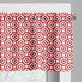 thumbnail image 5 of Ambesonne 4th of July Valance & Curtain, Freedom and Liberty, 55"x45", Royal Blue Red White, 5 of 6