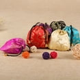 thumbnail image 3 of Ruanlalo Embroidery Cloud Pattern Sachet Lucky Bag Beads Drawstring Jewelry Storage Pouch 14#, 3 of 6