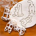 thumbnail image 4 of Moyic Juego de 3 uds de moldes para galletas, herramienta de repostería de animales en 3D, moldes impermeables para galletas, molde ligero Herramientas y accesorios para hornear, 4 of 6