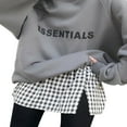 thumbnail image 4 of Casual Rue Taille Haute Demi-Robe Réglable Faux Ourlet Jupe à Capuche pour les Femmes, 4 of 7