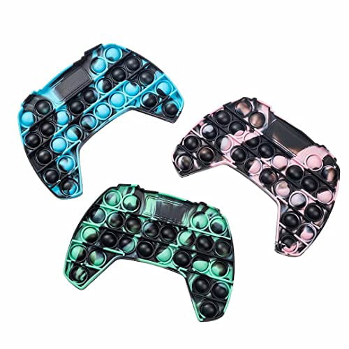 Stress Relief Gamepad Pop for Boys Fidget Popper Suitable for ADHD and Autism red Black Joepard Push Pop Video Game Controller Pop Fidget Toy Novelty Pop Toys Gift for Boys and Girls 
