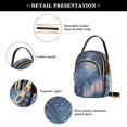 thumbnail image 4 of FORMRS Crossbody Bag for Women Quilted Travel Shoulder Cell Phone Purse with Chain Strap Handbag, Trees in The Night, 4 of 7
