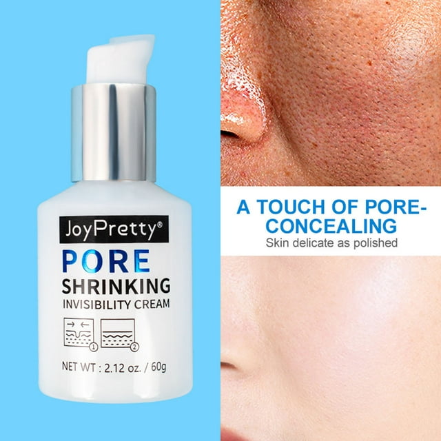Herunwer Base pour le Visage Anti-Pores et Invisibilité, Crème Invisible pour les Pores, Dissimule Instantanément, Hydrate et Lisse - Éclat, Éclaircit les Ridules, Contrôle du Sébum Raffermissant