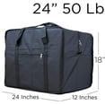 thumbnail image 2 of Square Cargo Travel Duffle Bag Bolsa Maleta de Lona Cap Luggage Tote (50LB), 2 of 4