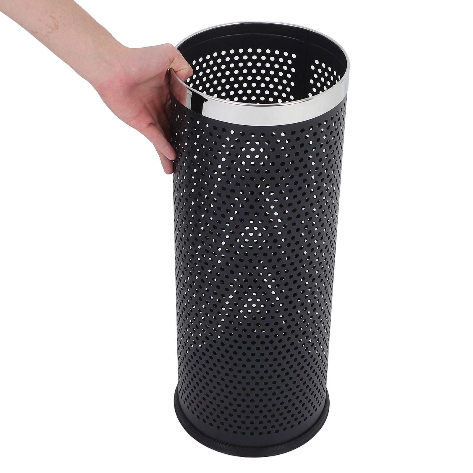 OULII Stainless Steel Umbrella Holder Indoor Freestanding Bucket for Entryway Office and Home Storage