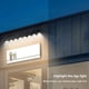 thumbnail image 4 of Luz Solar Real para Patio Al Aire Libre, Letrero de Pilar, Exteriores del Anochecer Amanecer, LED Exteriores, 8 Luces, 4 of 5