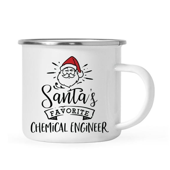 Koyal Wholesale Santa's Favorite Engineer Campfire Mug, Chemical Engineer