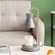 thumbnail image 5 of Fundidor de Calentador de Velas Regulable - Lámpara metálica para velas grandes y pequeñas, brillo ajustable, eliminación de olores, negro/blanco/gris/beige, 5 of 6