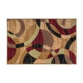 thumbnail image 2 of World Rug Gallery Geometric Circles Multi 2' x 3' Door Mat, 2 of 6