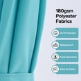 thumbnail image 6 of Gianna 10 ft Patio Umbrella for Table, Outdoor Sun Umbrella with 32 LED Solar Lights, Lake Blue, 6 of 7