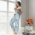 thumbnail image 5 of Sigee Skiing penguin Bear print Women's Soft Pajama Pants Lounge Sleep Bottoms with Elastic Waistband and Pockets-XX-Large, 5 of 6