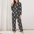 thumbnail image 2 of Sikiie Christmas cute deer old man Pajamas for Women Set, Womens Pajama Sets, Lounge Sets for Women, 2pjs for Women-Medium, 2 of 7