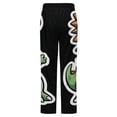 thumbnail image 6 of Cute Dinosaur Cartoon Winter Female Pants Flannel High Waist Women Pants Lady Warm Straight Leg Plush Trousers, 6 of 7