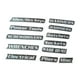 thumbnail image 1 of 12 etiquetas magnéticas para cajas de herramientas, etiquetas metálicas multifuncionales para cajones, etiquetas para organizar herramientas en cajone Plata, 1 of 9