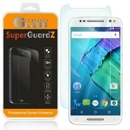 For Motorola Moto X Pure Edition / Motorola Moto X Style - SuperGuardZ Tempered Glass Screen Protector, 9H, Anti-Scratch, Anti-Bubble,