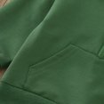 thumbnail image 4 of Vedolay Girls Hooded Sweater Casual Girls Hoodies Sweatshirt Casual Loose Pullover with Pockets Green,90, 4 of 5