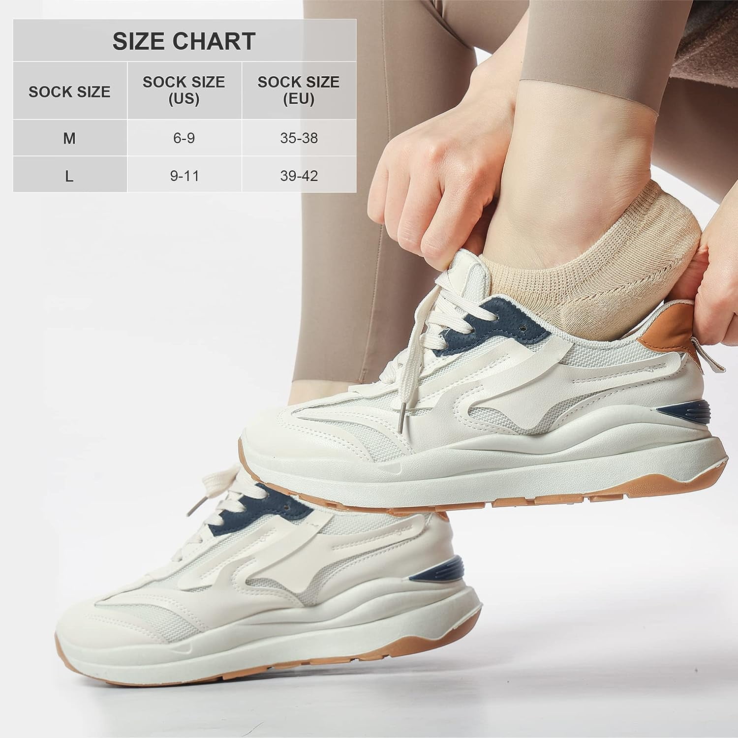 No Show Socks Womens Cushioned Low Cut Athletic Hidden Liner for Sneakers Ankle Invisible Running Socks 4/6 Pairs