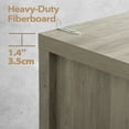 thumbnail image 3 of ARKANTOS 5 Shelf Bookcase with Doors Adjustable Shelf and Storage Cabinet Light Gray Oak, 3 of 7