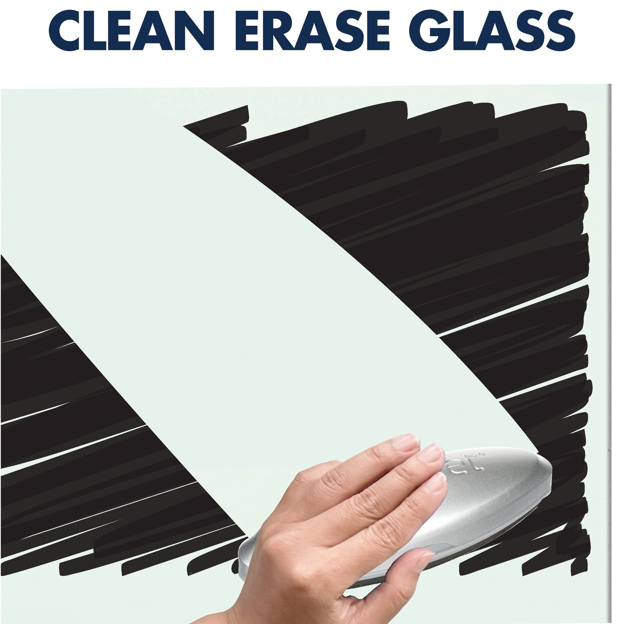 Quartet® Horizon™ Glass Magnetic Unframed Dry-Erase Whiteboard, 28" x 50", White