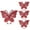 Red, variant on Soumake 4Pcs Butterfly Car Stickers Sparkling Rhinestone Self-adhesive Easy to Apply Car Stickers for Unique Car Interior Decoration