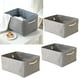 thumbnail image 3 of Cesta organizadora de tela plegable con asas de transporte Gris s, 3 of 9