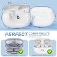 thumbnail image 3 of Kit de Estuche con Brillantina Transparente para Beats Studio Buds Plus, 3 of 7