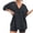 Black, variant on Womens Workout Sets Womens Pajamas 2 Piece Outfits Sets Oversized V Neck T Shirts Tops Biker Shorts Set Workout Reversible Tracksuit 2Piece Set Outfit for Women Summer (Orange,XXL)