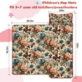 thumbnail image 5 of Pioneer Flower Floral Print Pattern Toddler Nap Mats for Kids Preschool,Sleeping Mat Bag or Kids,Toddler Sleeping Bag,Toddler Nap Mat or Daycare, 5 of 6