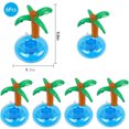 thumbnail image 2 of 6 Pack Palm Tree Floating Drinks holders for Pool Inflatable Drink Holder Drink Floats for Pool Hot Tubs, 2 of 6