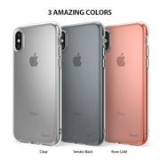 Ringke Air Case Compatible with iPhone X, Lightweight & Thin Flexible TPU Scratch Resistant Cover - Rose Gold