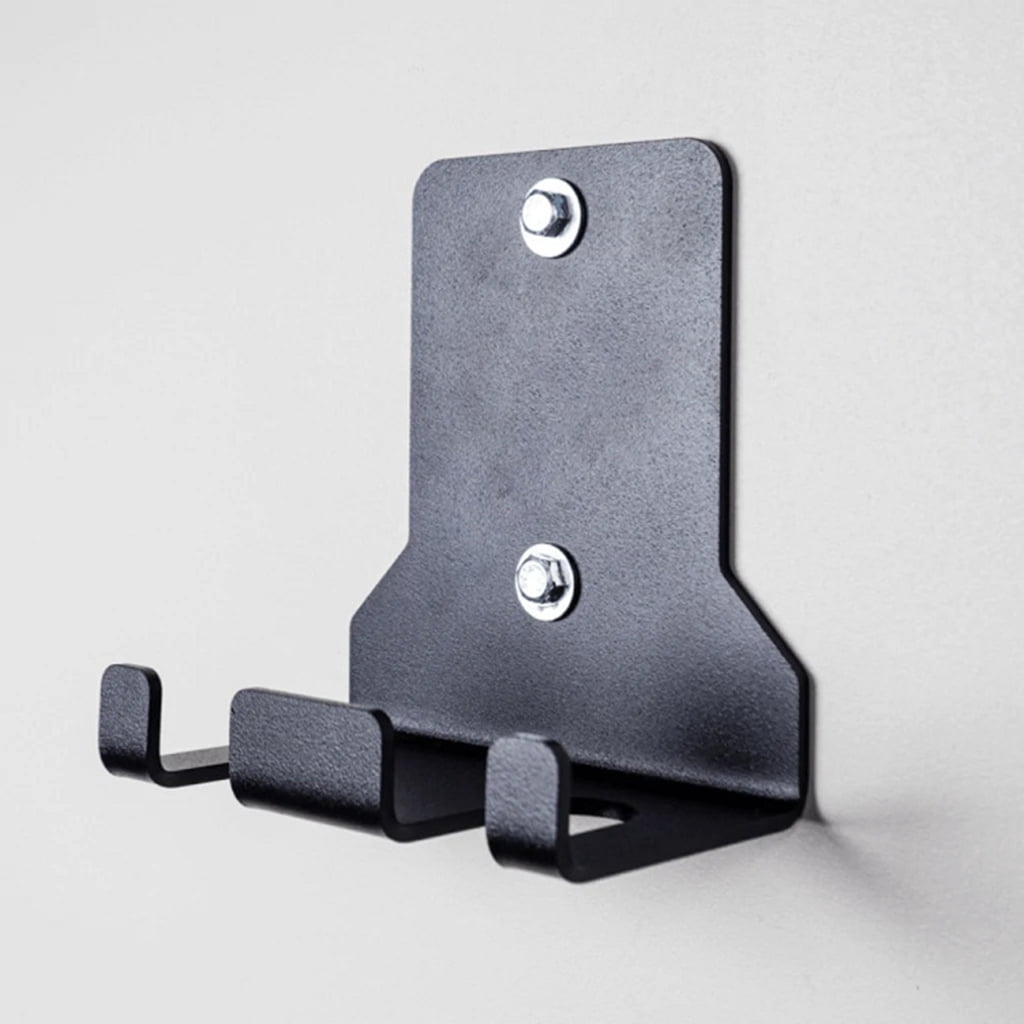 Heavy Duty Barbell Storage Rack Wall Hanger Double Vertical Barbell Holder Gym Dumbbells Rod Stands Fitness Accessories