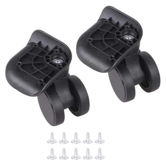 7829 Double Row Suitcase Wheels Plastic Replacement Luggage Wheels Easy To Install For Enhancing Stability And Mobility