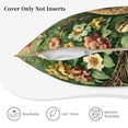 thumbnail image 5 of Xecao Mallard Duck And Flowers Print Soft Velvet Decorative Throw Pillow Covers, Square Cushion Cases for Bed, Sofa, Living Room, Car, and Indoor Outdoor Use-16"x16", 5 of 8