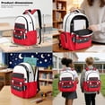 thumbnail image 3 of Kuiaobaty Truck Print Kids Backpack Set with Pencil Case for Boys Multi Pockets Backpack and Lunch Bag with Adjustable Strap 17 Inch Bookbag with Pencil Pouch for School Travel Picnic, 3 of 7