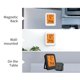 thumbnail image 5 of higrotermógrafo Termómetro higrómetro para interiores y exteriores con retroiluminación naranja Pantalla LCD Valor máximo / mínimo Escritorio Medidores electrónicos de temperatura y humedad para el ho Abanopi higrotermógrafo, 5 of 7