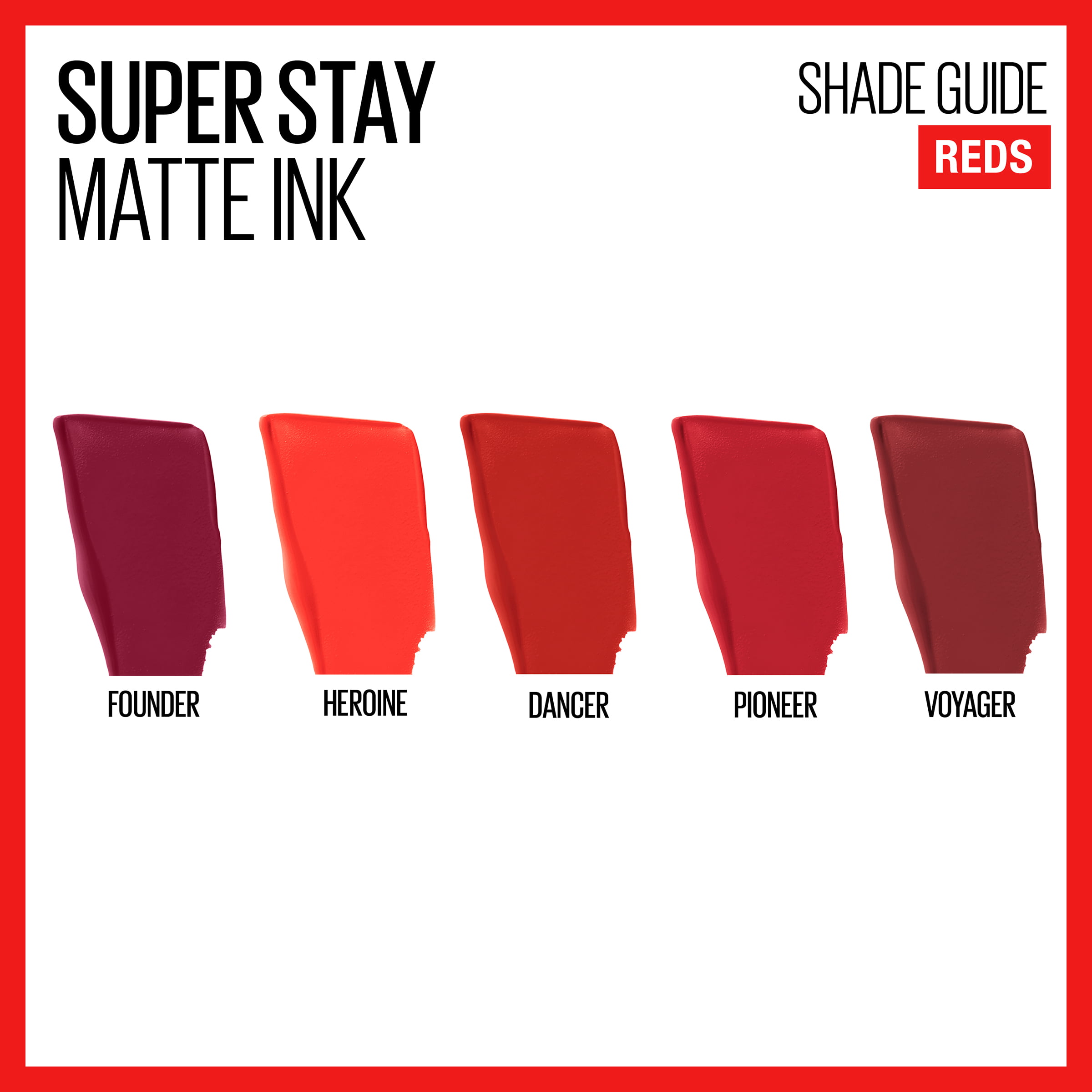 svag frygt via Maybelline Super Stay Matte Ink Liquid Lipstick, Lip Makeup, Pioneer, 0.17  fl. oz. - Walmart.com